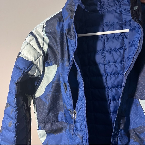The North Face Jacket Womens Medium Down Blue Puffer Jacket - Picture 4 of 7